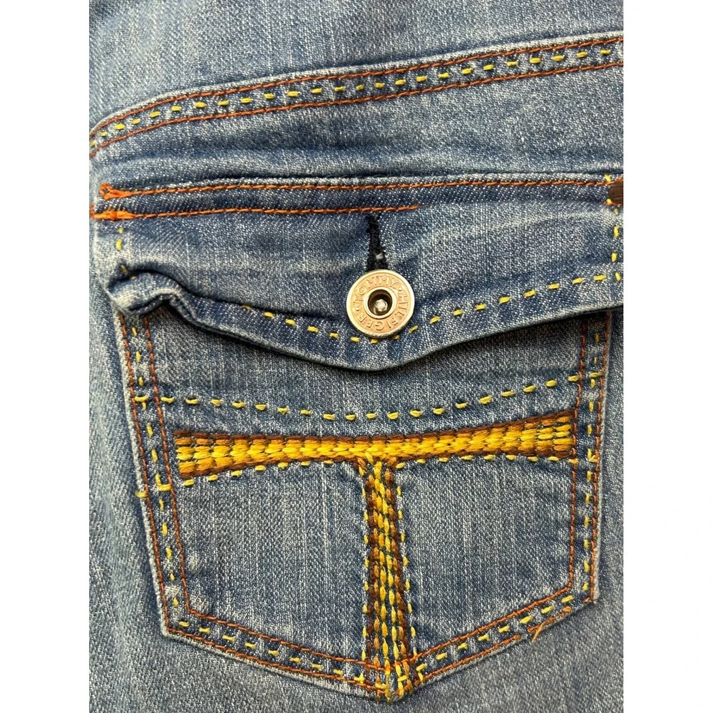 Tommy Hilfiger Stretch Low Rise Bootcut Jeans Women's Size 6 Light Wash - Picture 8 of 9